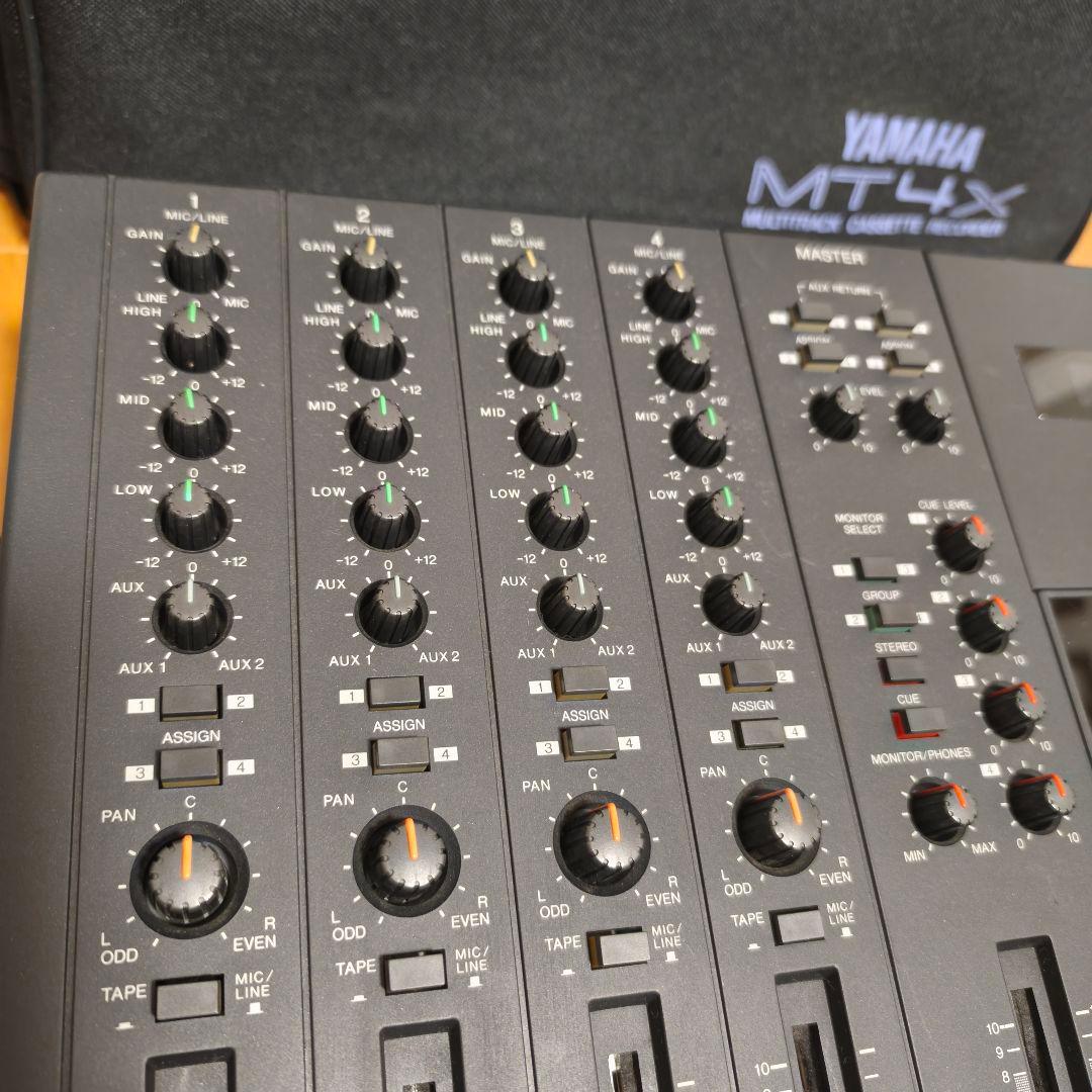 【美品・希少】YAMAHA MT4X カセットMTR ケース・取説・電源コード付