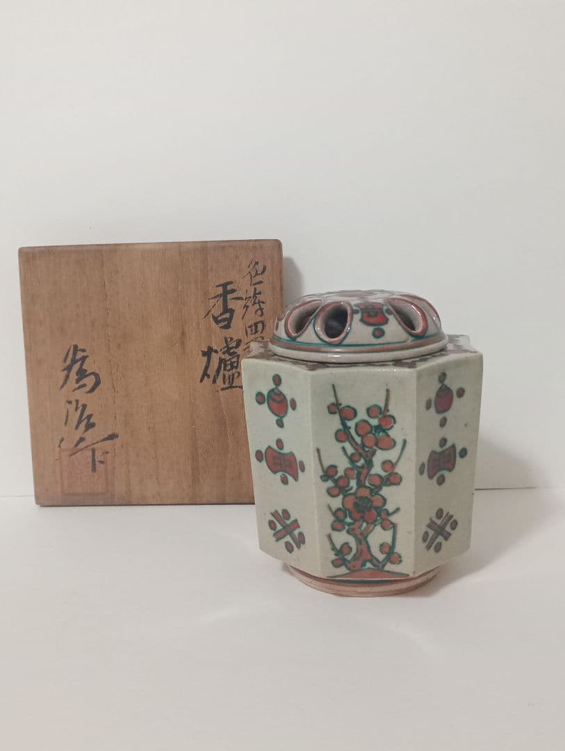 値下げ】香爐 松本為作視 花柄八角形 - メルカリ