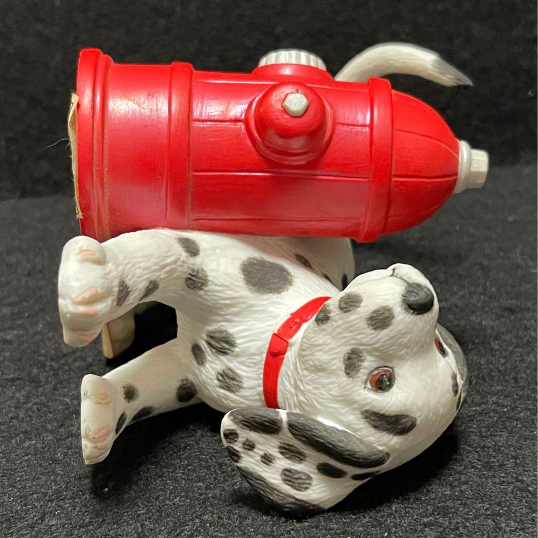 1993年ダルメシアンの子犬陶器製置物2個セット
