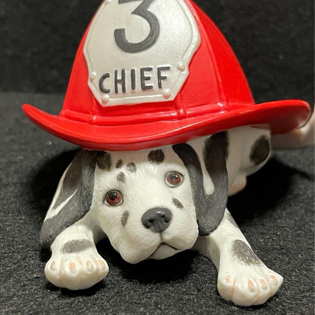 1993年ダルメシアンの子犬陶器製置物2個セット