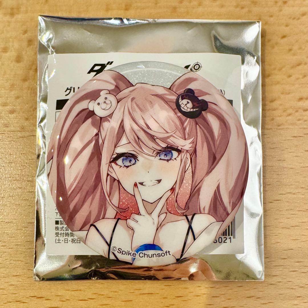 ダンガンロンパ 江ノ島盾子 グリッター缶バッジ ローソン - メルカリ