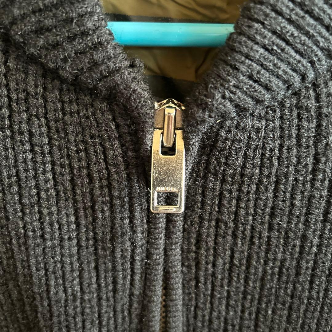 DIESEL K-WEXLER 切替 中綿 ニットジャケット MA-1 - メルカリ