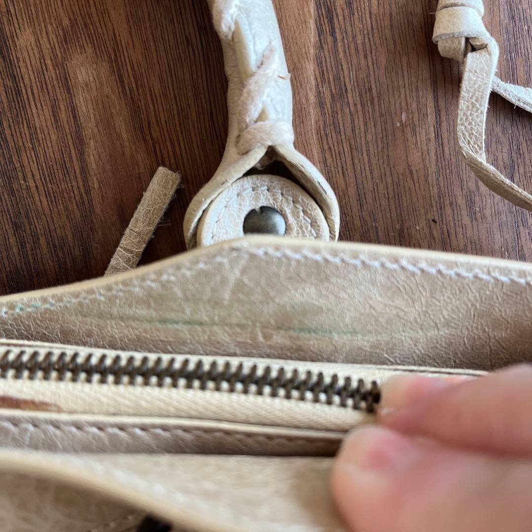 バレンシアガ シティ ベージュ 正規品 保証書あり 付属品完備