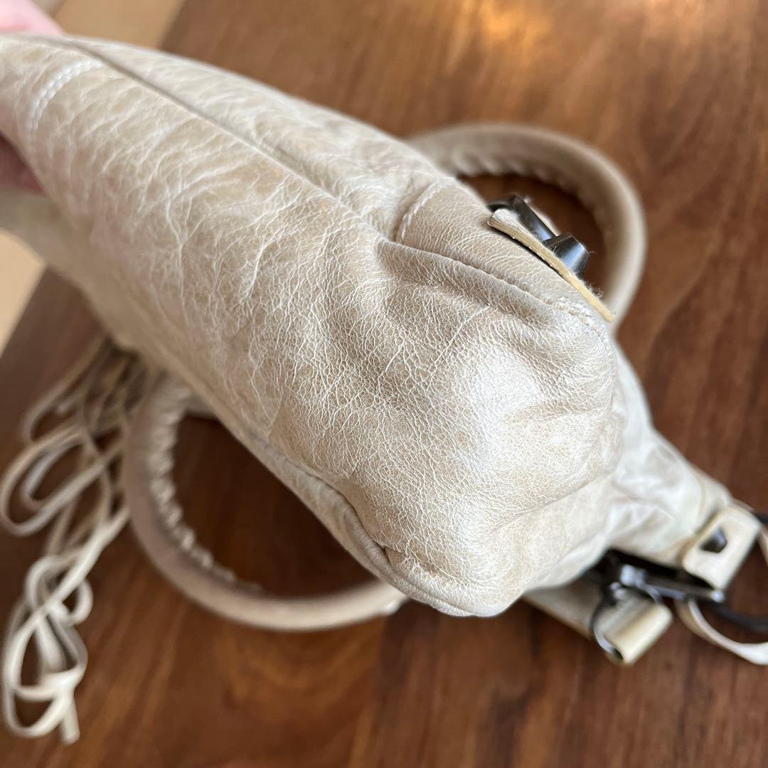 バレンシアガ シティ ベージュ 正規品 保証書あり 付属品完備