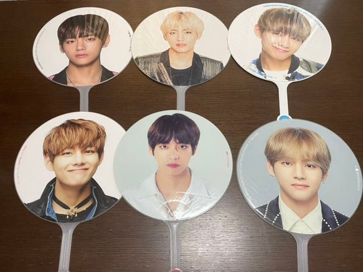 BTS テテ V キムテヒョン 公式うちわ BTS V テテ キムテヒョン うちわ