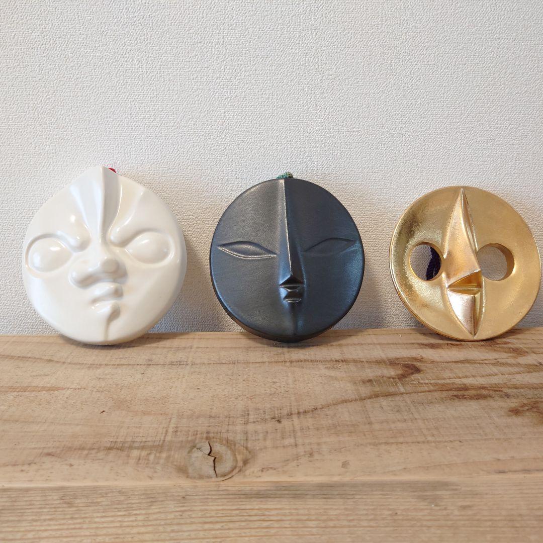 希少品】大阪万博 太陽の顔 陶器製 オブジェセット 岡本太郎 限定品