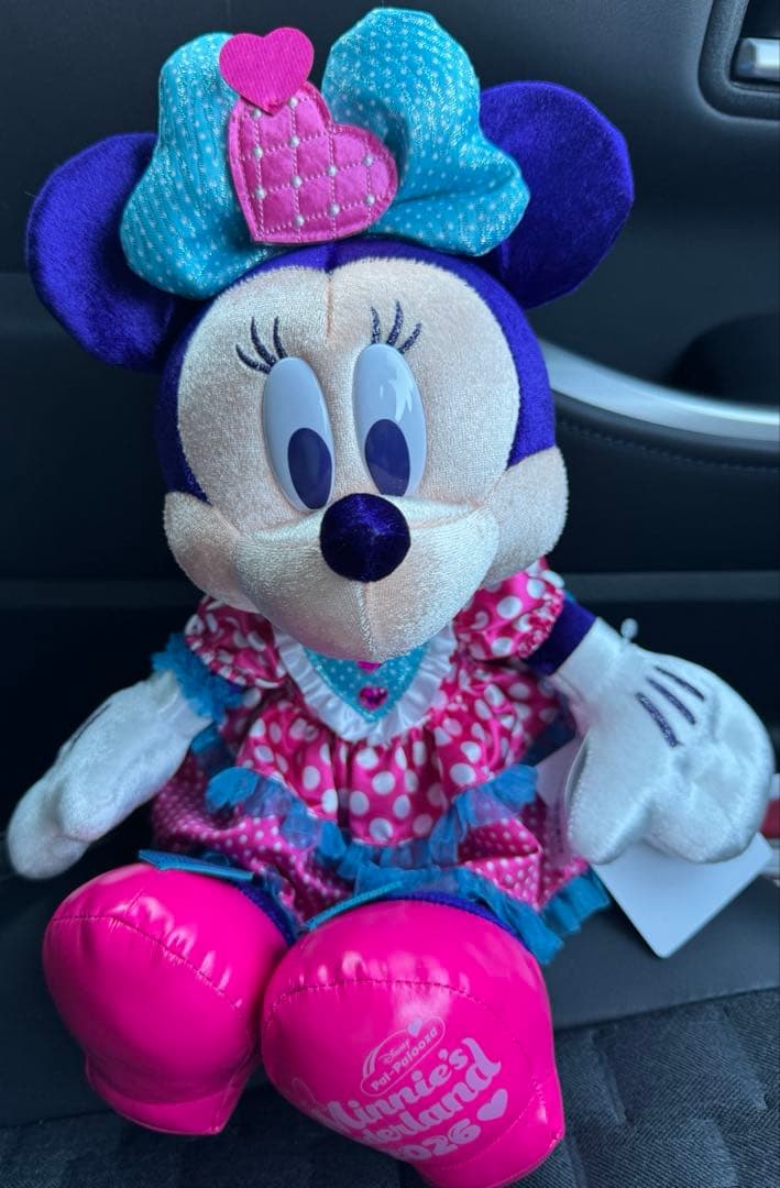 お顔厳選！ミニーのファンダーランド パルパルーザ ぬいぐるみ お顔厳選❣️パルパルーザ ミニーのファンダーランド ぬいぐるみバッジ