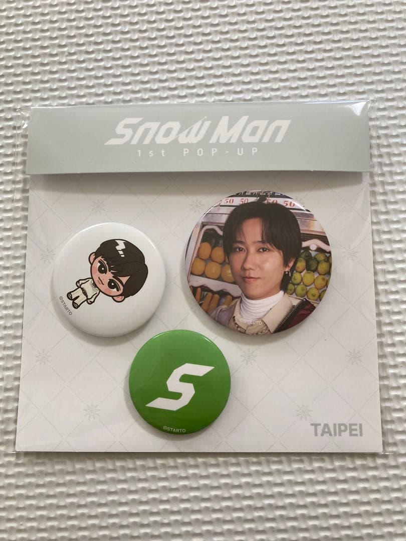Man popup台北限定9人缶バッジセット　コンプリート