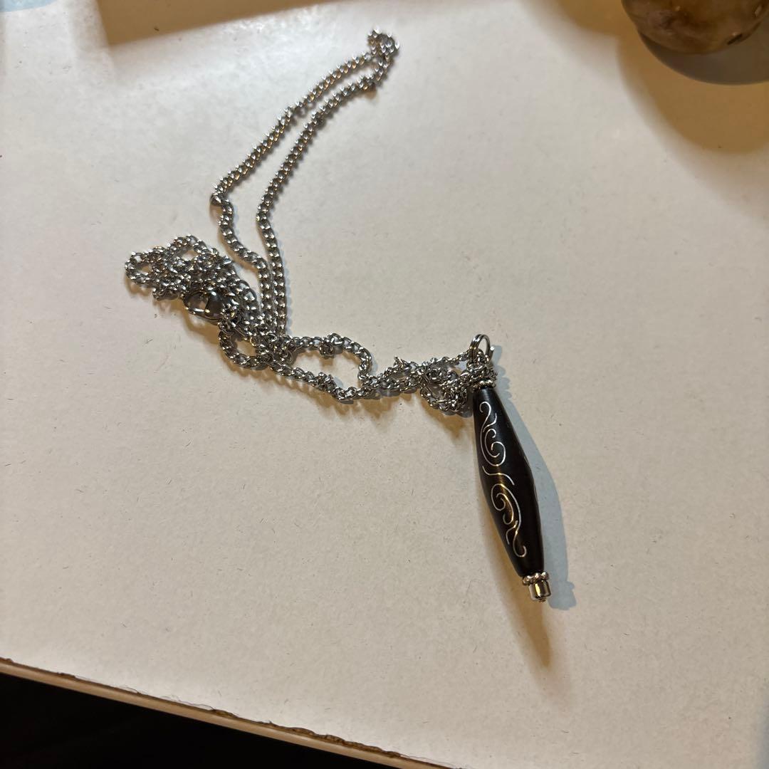 チベット銀線如意天珠！綺麗！ズーンとくる！