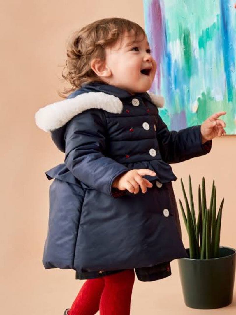 ファミリア　ショートコート 90サイズ