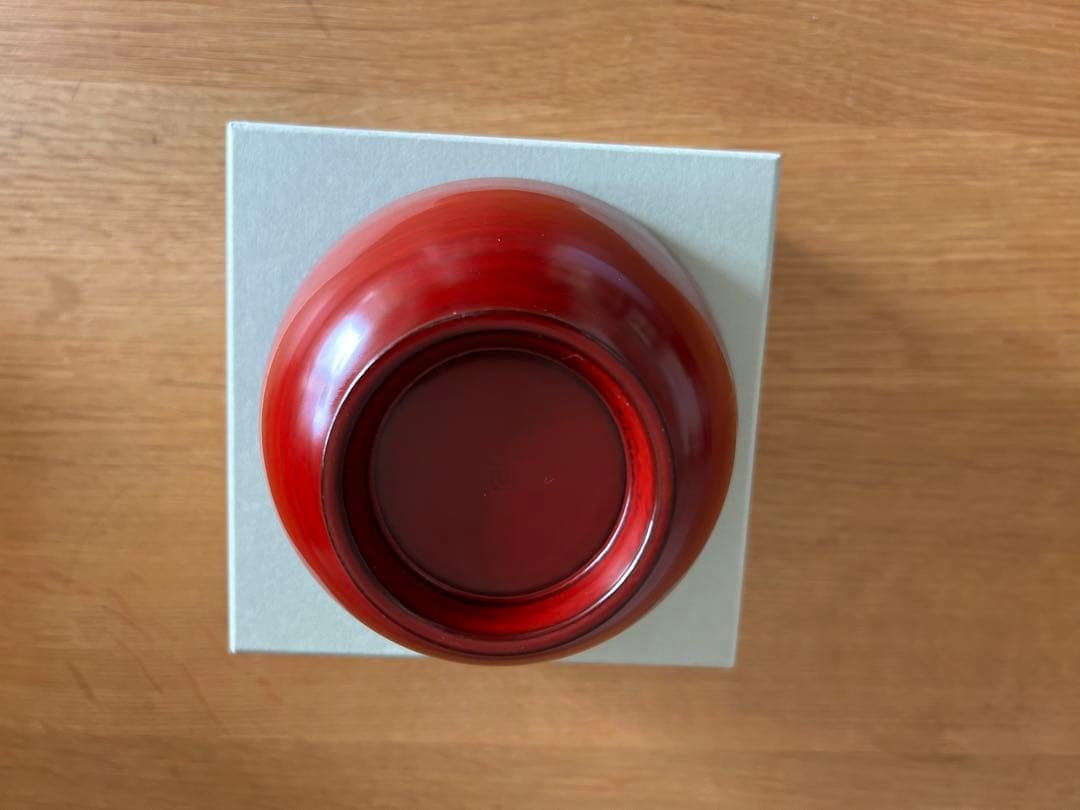 瀬戸 國勝 時代椀小六型 朱 美品