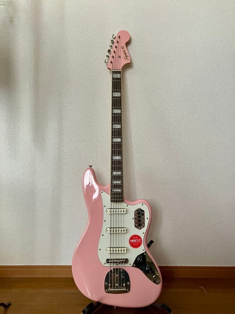 Squier Bass Ⅵ FSR Shell Pink Squier Classic Vibe Bass VI Shell Pink w/Matching Headcap & 3-Ply