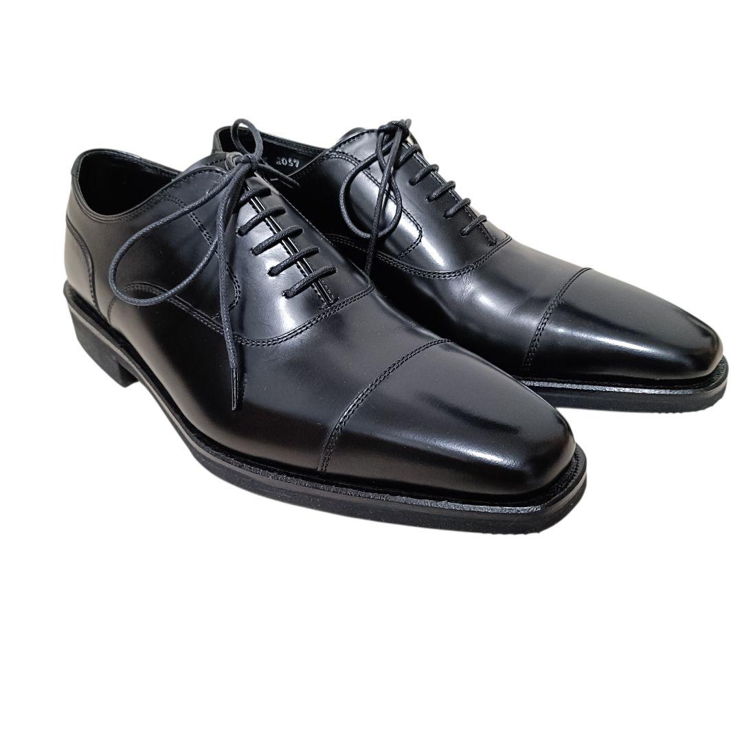 【極美品】 REGAL☓GEOX ストレートチップ 内羽根 ブラック 24cm