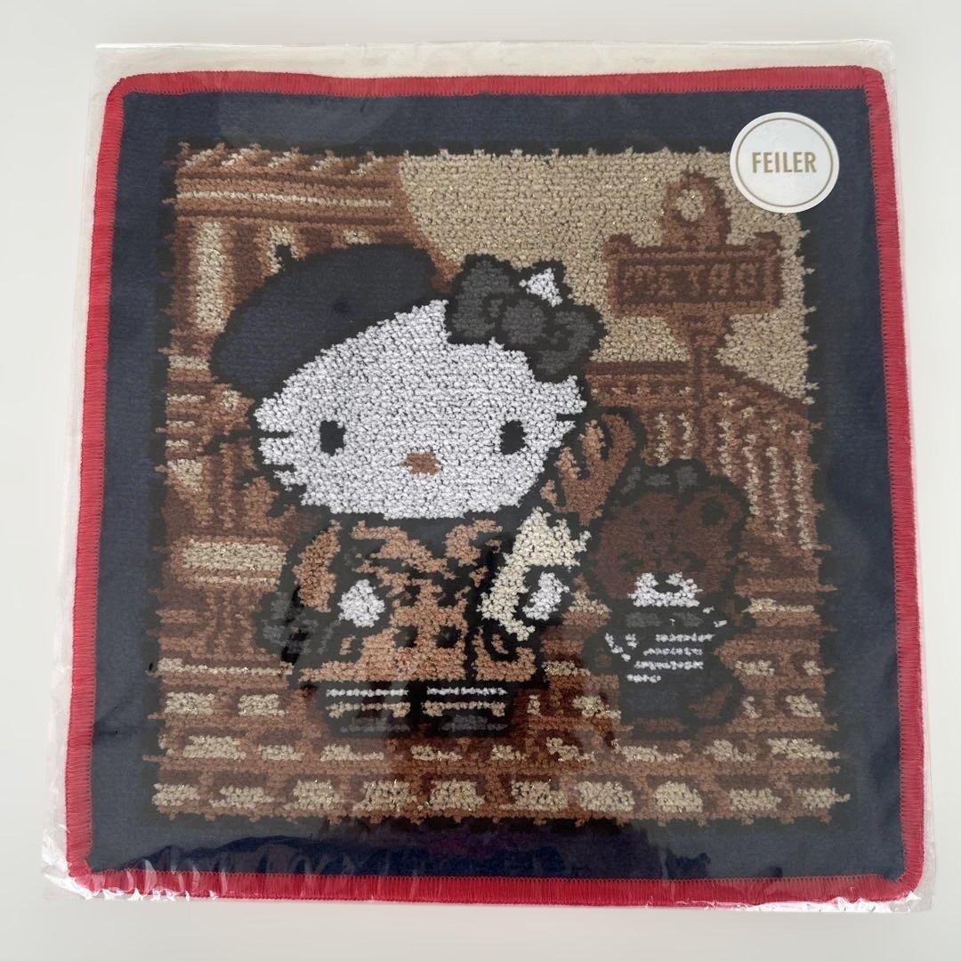 新品未開封】イエナアンファン×フェイラー×キティ コラボ ハンカチ 2枚