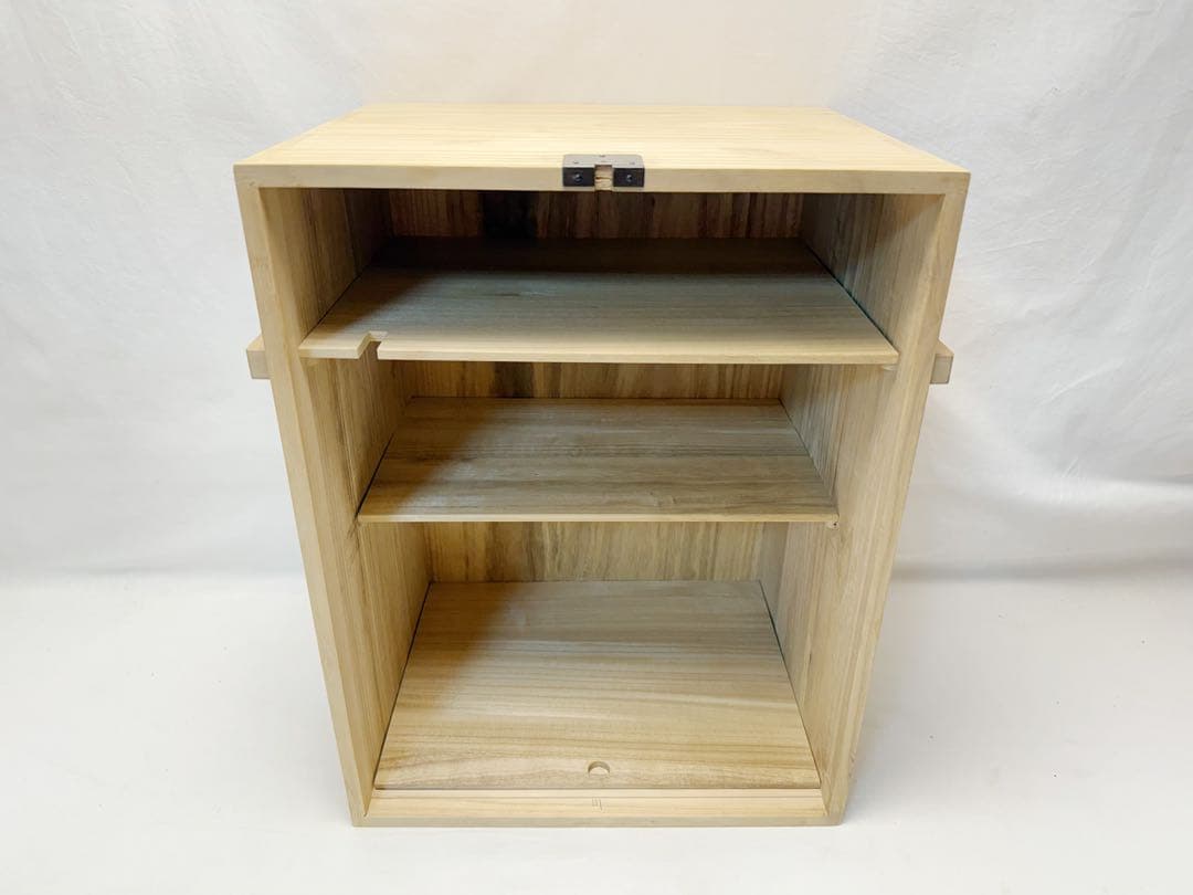 ほぼ未使用 茶道具 旅箪笥 桐木地 利休好写 茶箱