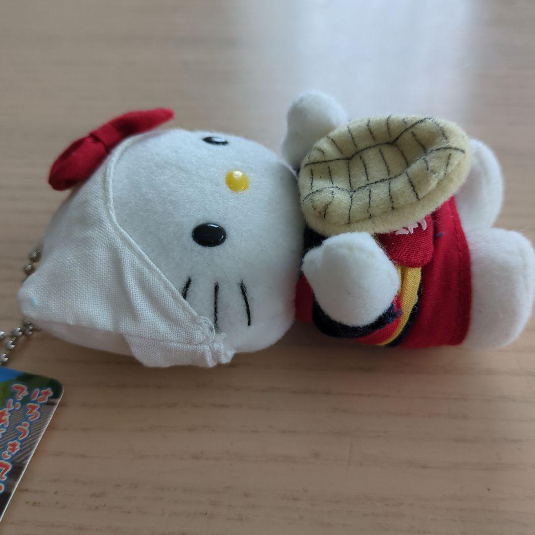 島根限定 ご当地キティどじょうすくいハローキティ ダニエル ぬいぐるみ 和服