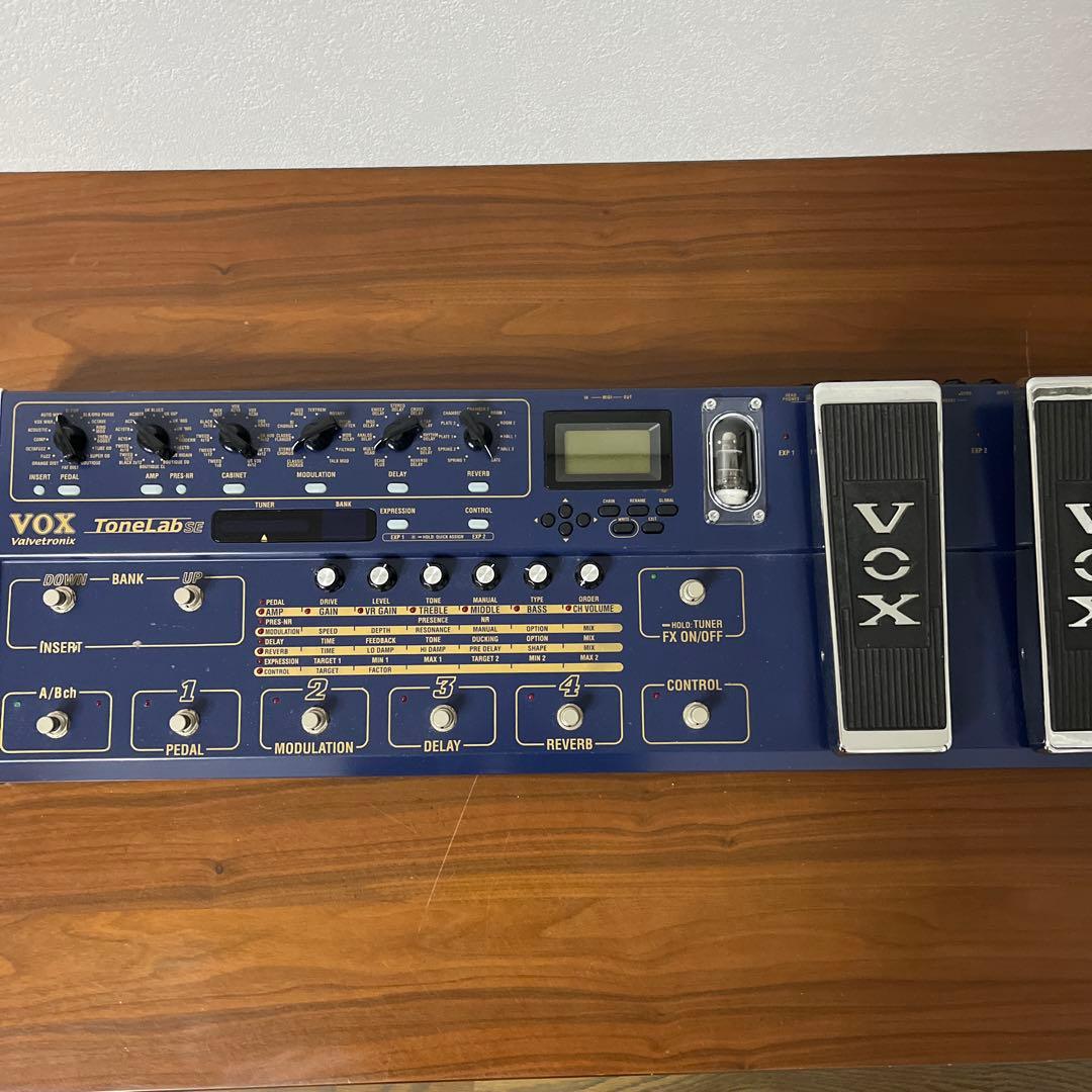 vox tonelab se マルチエフェクター The VOX Showroom - Vox Valvetronix Tonelab SE Effects Processor