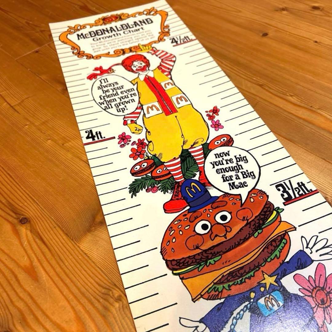 1971年 マクドナルドランド 身長計 ポスター イービルグリマス アメトイ