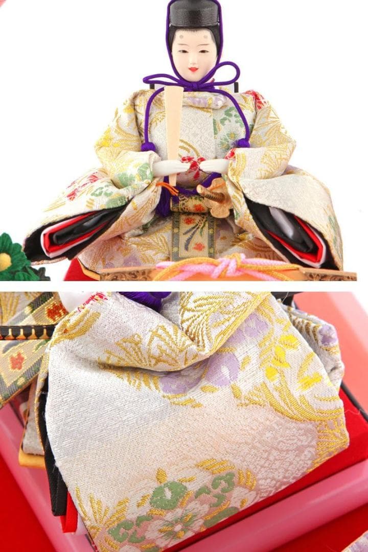 新品 2025年度新作 雛人形 ひな人形（親王飾り）清玉作 パールピンク