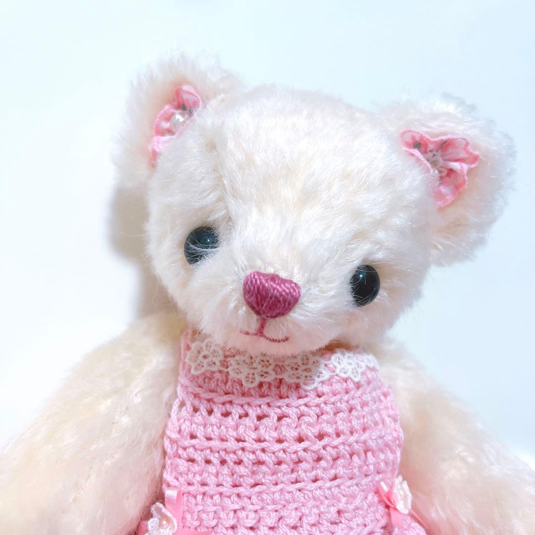 日本作家 テディベア ぬいぐるみ くま アンティーク 作家 手作り　アートドール