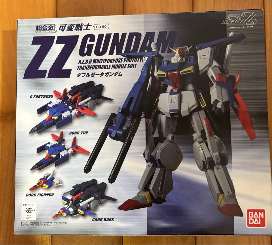 超合金 GD-60 可変戦士 ZZガンダム(ダブルゼータガンダム) バンダイ