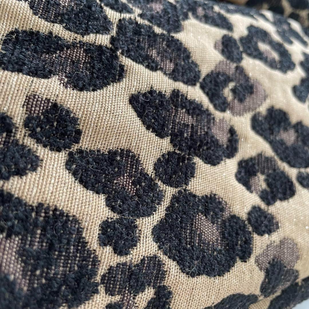 ✨エムズグレイシー✨【M】タグ付未使用品✨切り替えタックスカート✨レオパ　ヒョウ