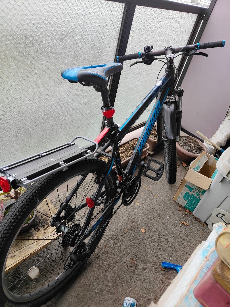 MERIDA マウンテンバイク ブラック/ブルー(中古)