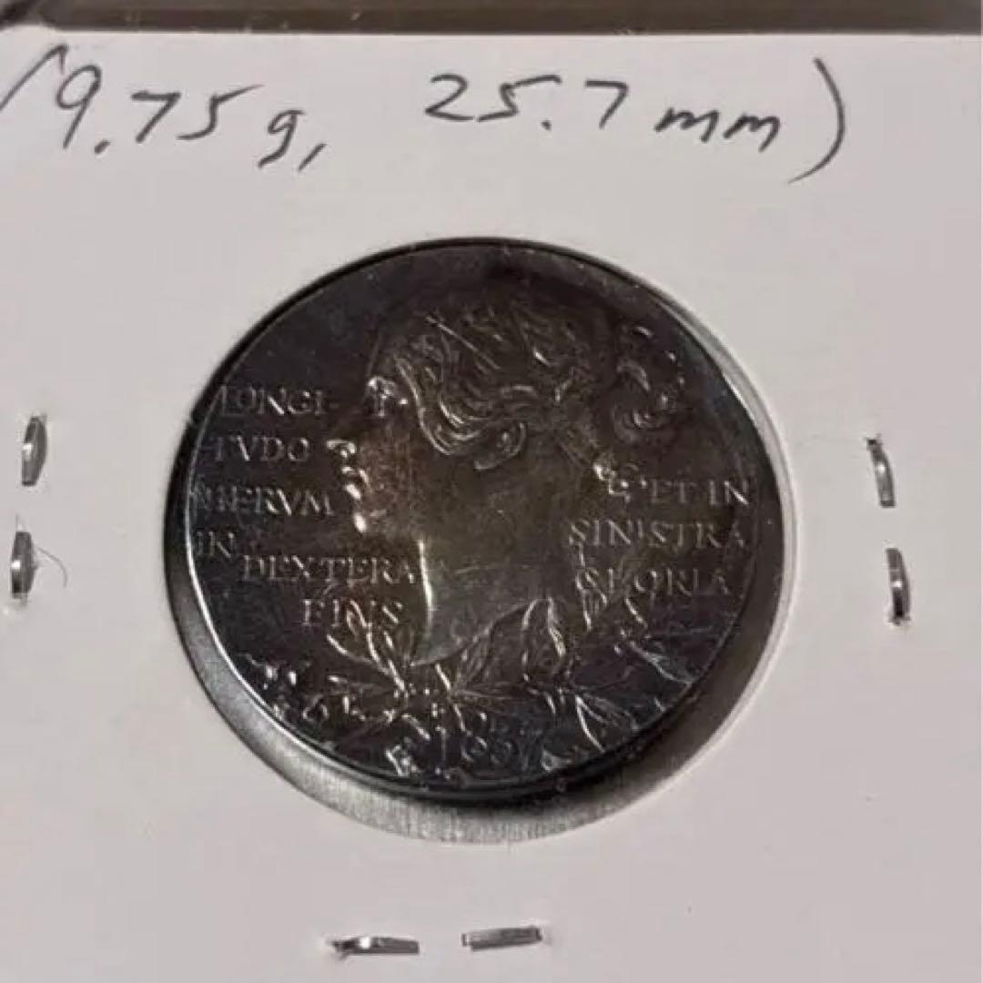 1897 ヴィクトリア女王 即位60周年記念 ダイヤモンドジュビリー 銀メダル 1897 ヴィクトリア女王 即位60周年記念 ダイヤモンドジュビリー