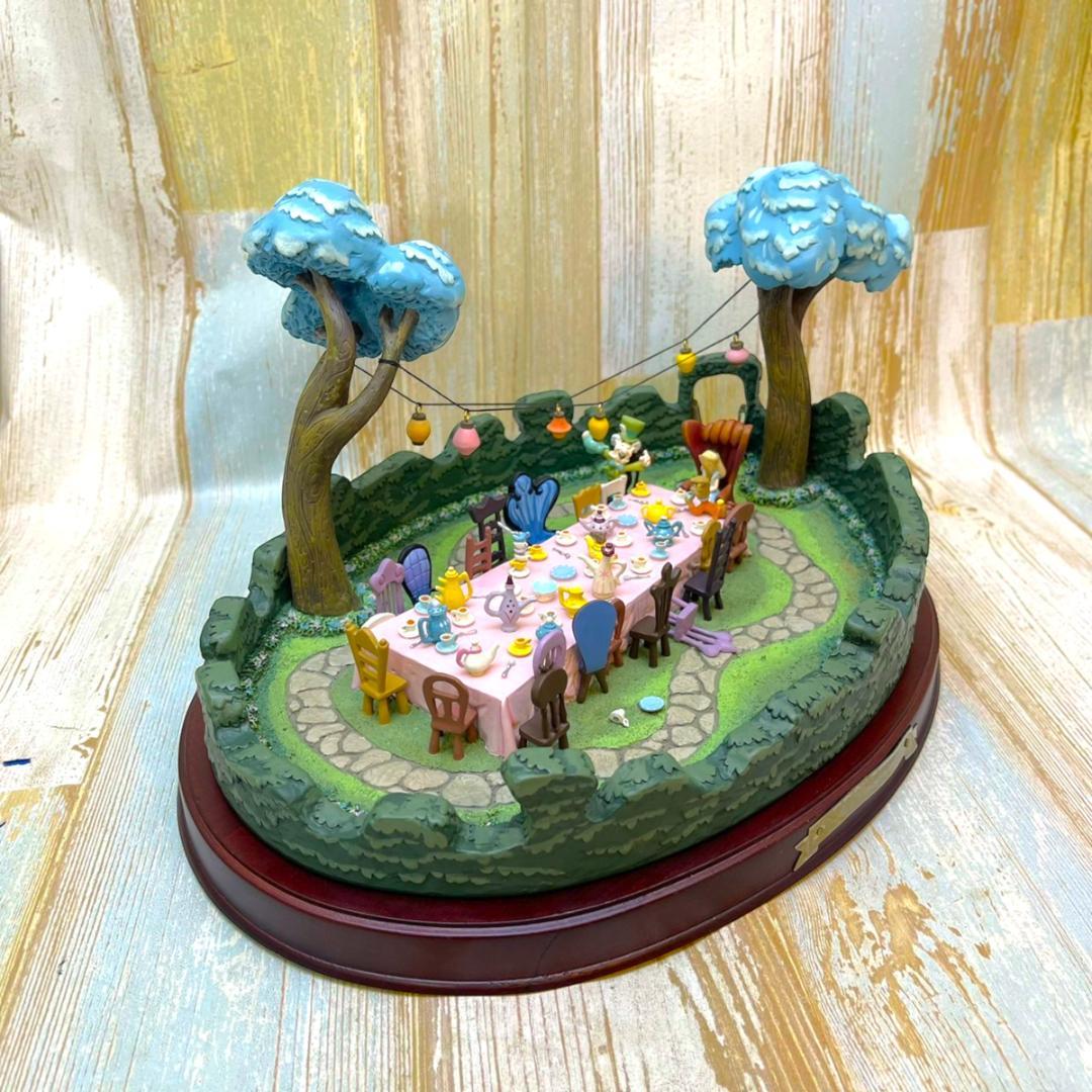 激レア★WDCC 不思議の国のアリス ティーパーティー フィギュア お茶会