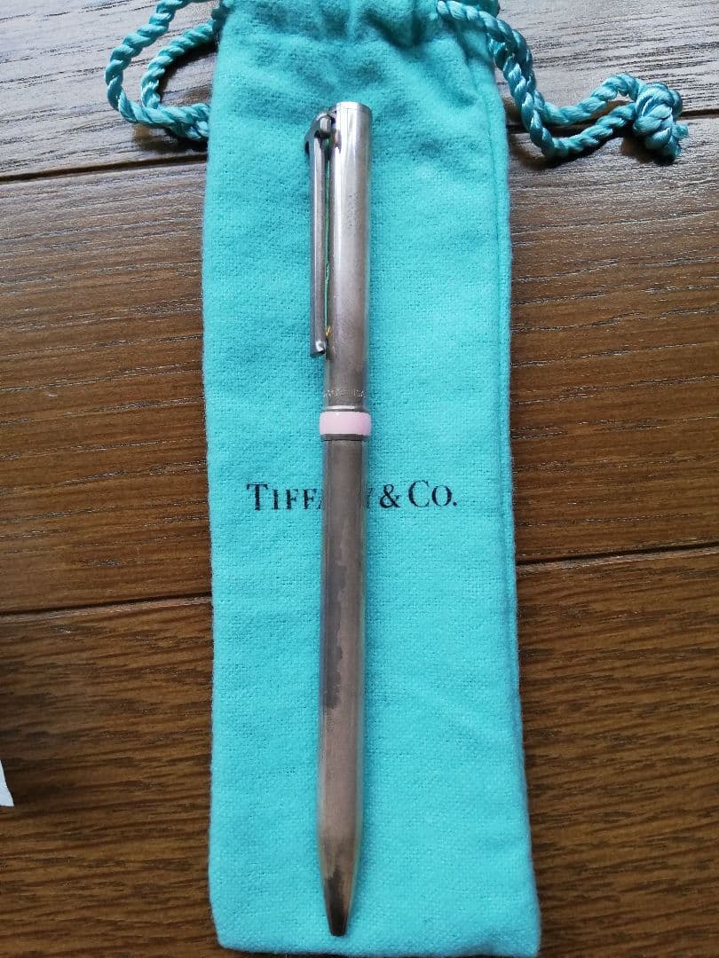 Tiffany & Co. シルバーボールペン　tクリップ ティファニー ボールペン シルバー TIFFANY Silver T-clip Ballpoint