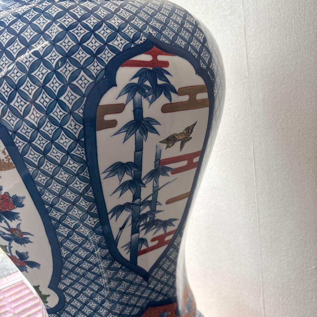 有田焼 吉右ヱ門窯 沈香壺 高さ約94cm 幅約43cm