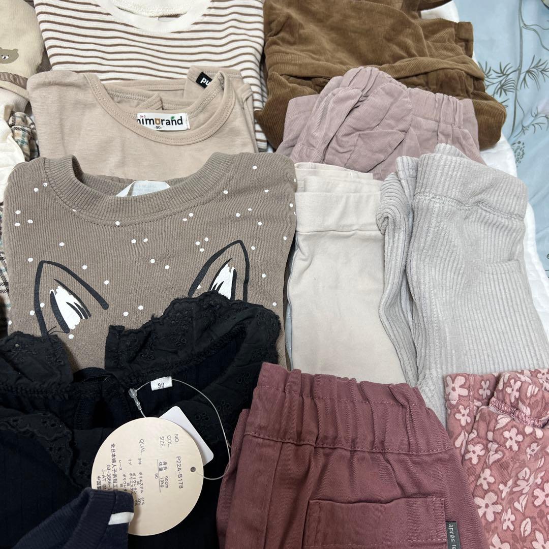 I*A様 女の子　秋冬服　保育園　まとめ売り　90サイズ　60点