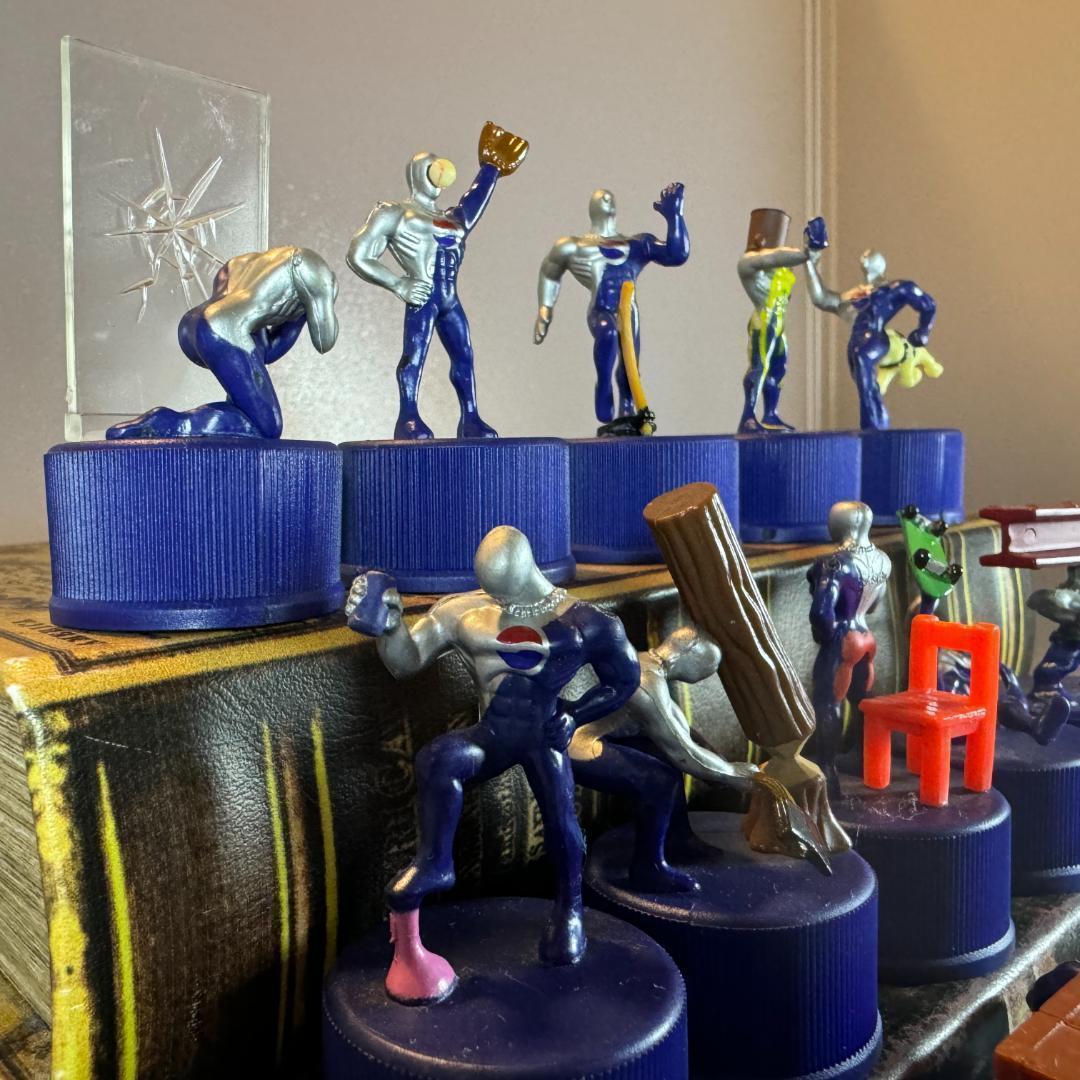 コンプリート ペプシマンキャップ 第1弾 ~ 第5弾全種 PEPSI【1998】