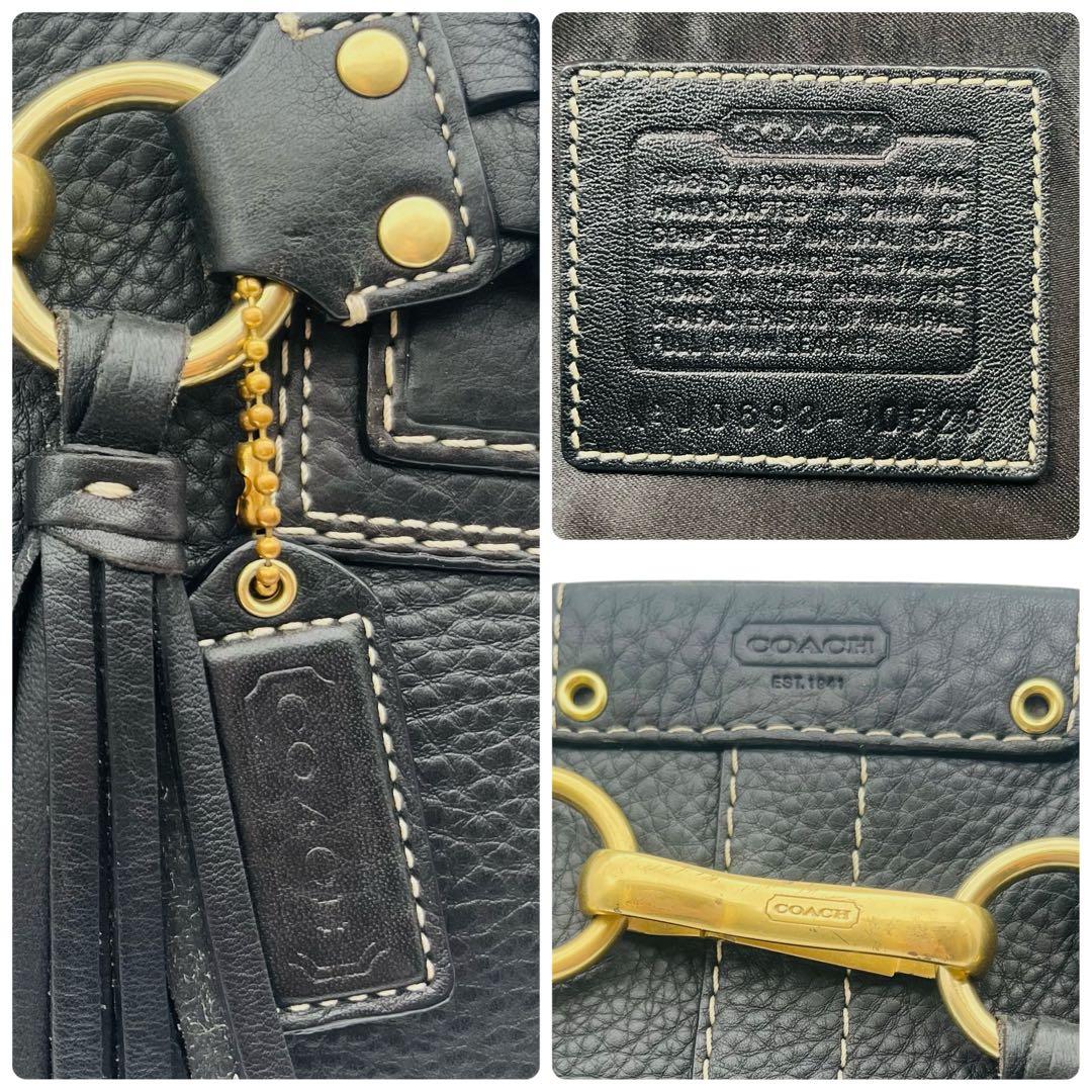 ★美品 COACH コーチ オールレザー ショルダーバッグ 肩がけ