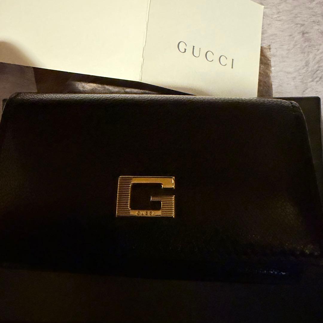 新品 未使用】GUCCI ブラックレザー キーケース - メルカリ