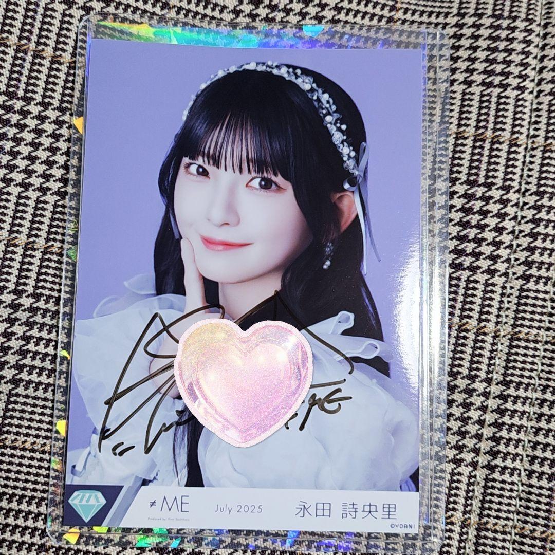 永田 詩央里 直筆 サイン入り生写真 モブノデレラ 歌唱衣装② ヨリ