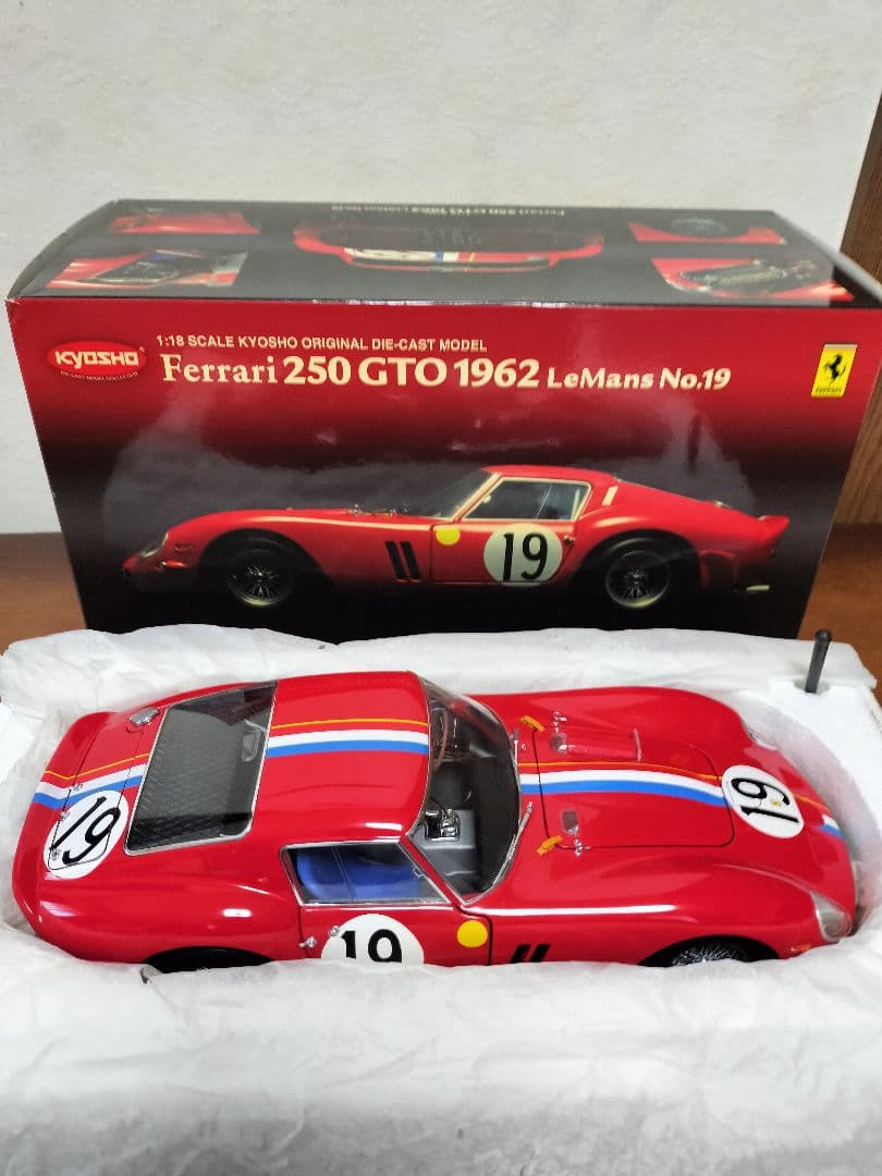 京商1/18フェラーリ250GTO1962ルマン【No19】