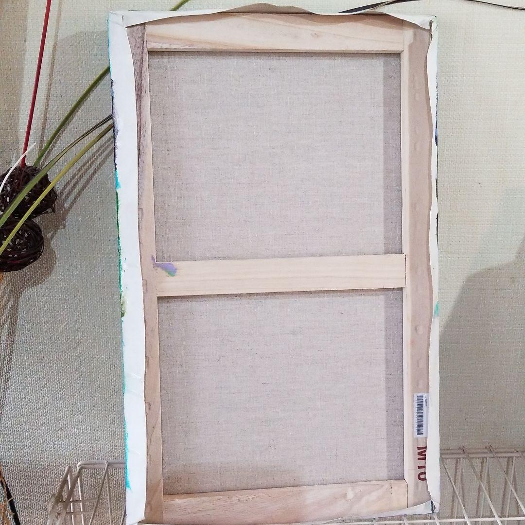 油絵 専用 緑色のめんどりたち