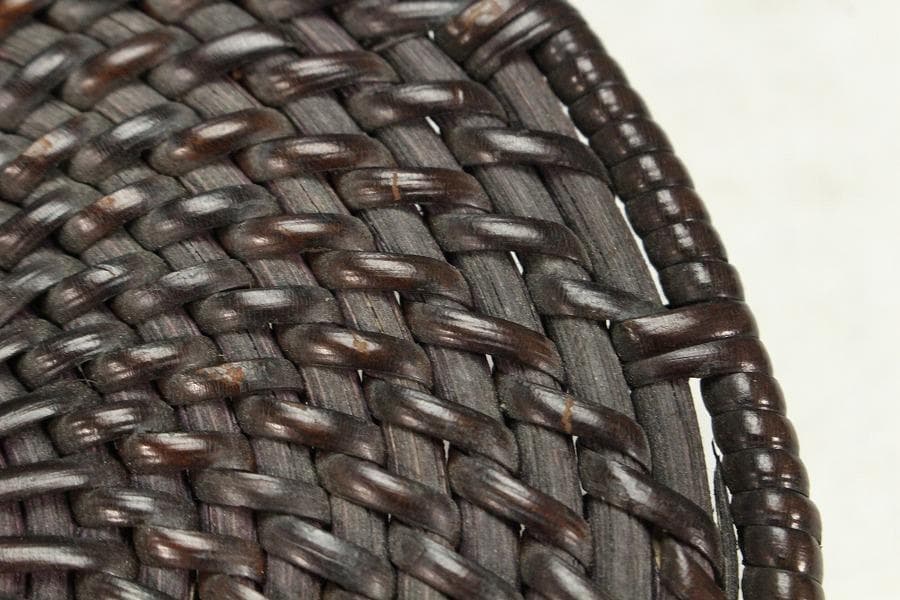 煎茶 古竹藤網 形 瓶敷 大小 六件 まとめて(K-A908)