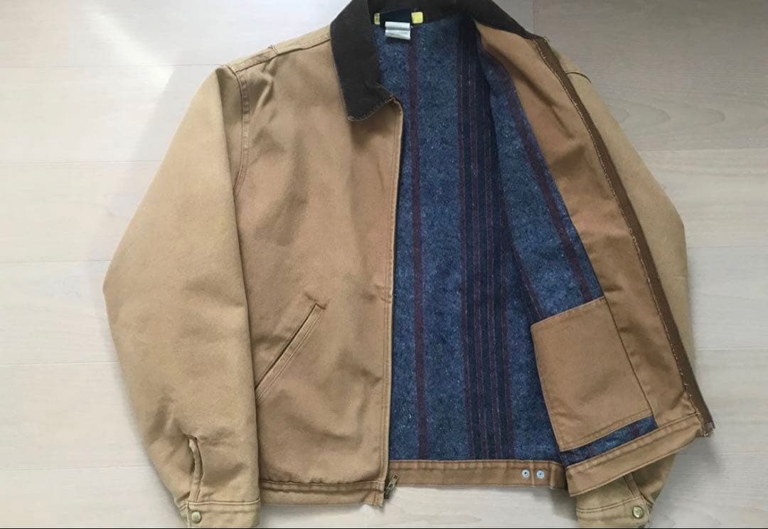 Dickies ベージュジャケット コーデュロイ襟　80s ヴィンテージ