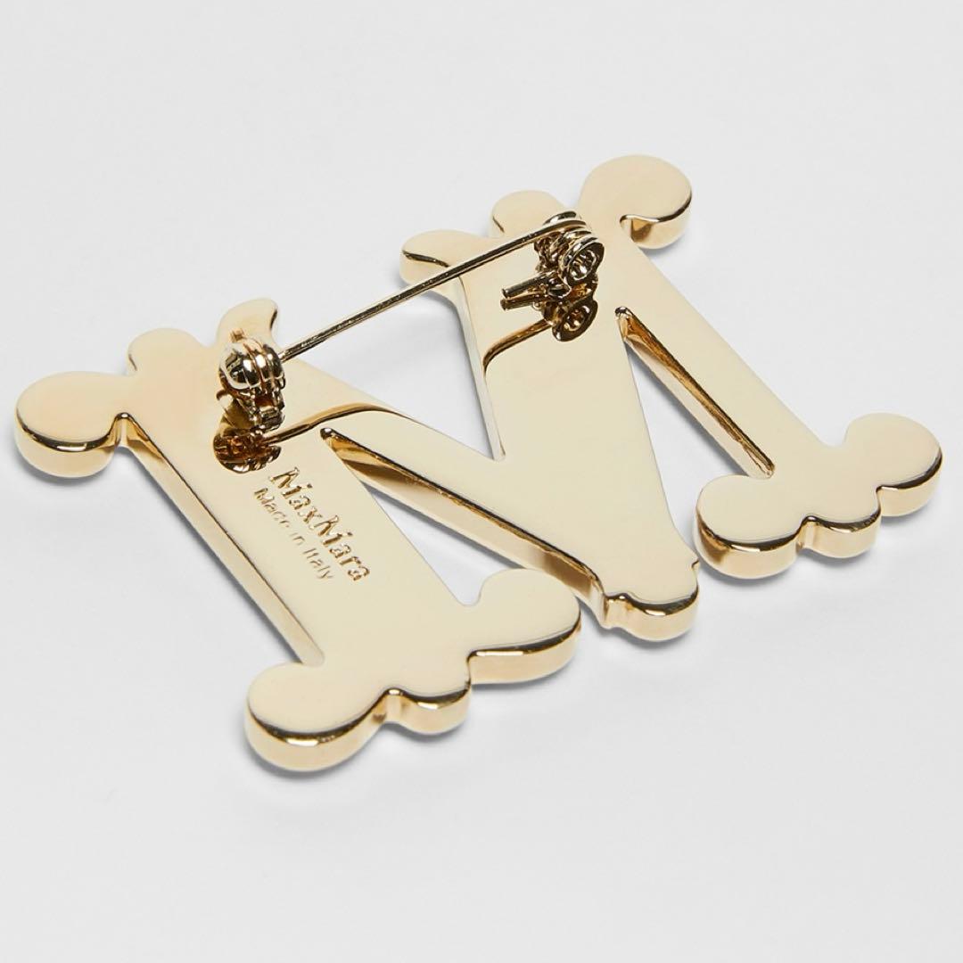 新品 マックスマーラ クリスタルブローチ