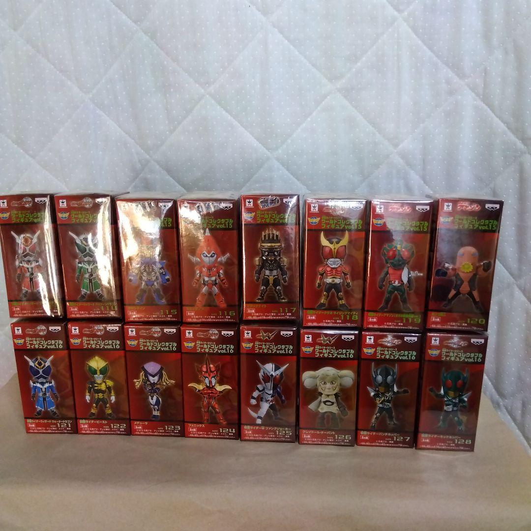 【未開封品144点】仮面ライダー ワーコレフィギュアvol.1〜vol.18
