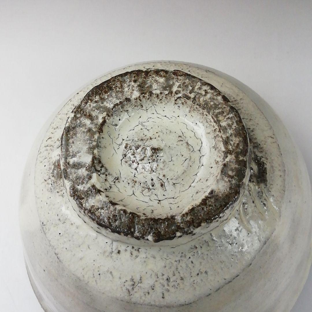 T370 茶碗 『越前粉引茶碗』『三好建太朗 作』 共箱 抹茶碗 茶道具