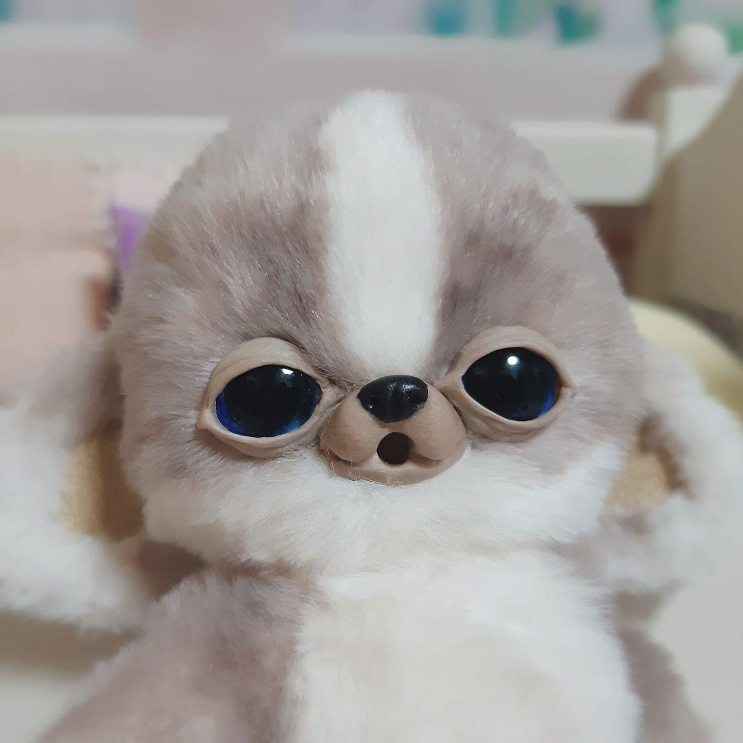 チワボボちゃん② おしゃぶり付き アートドール ぬいぐるみ チワボボ