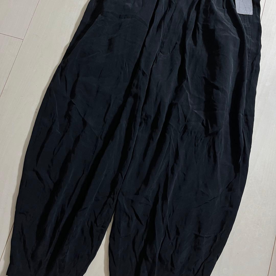 m's braque エムズブラック 未使用 キュプラ レーヨン ワイド パンツ