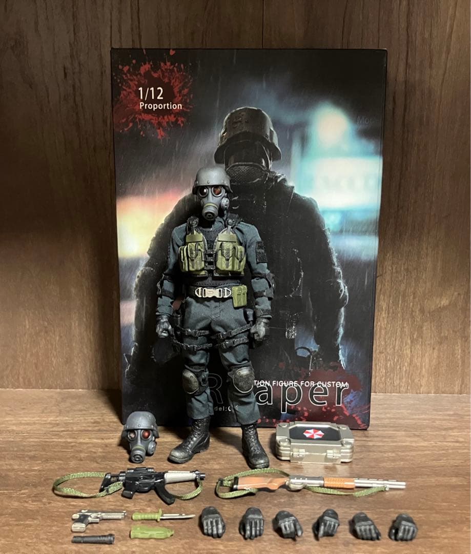 バイオハザード ハンク damtoys 1/12 フィギュア アウトレ