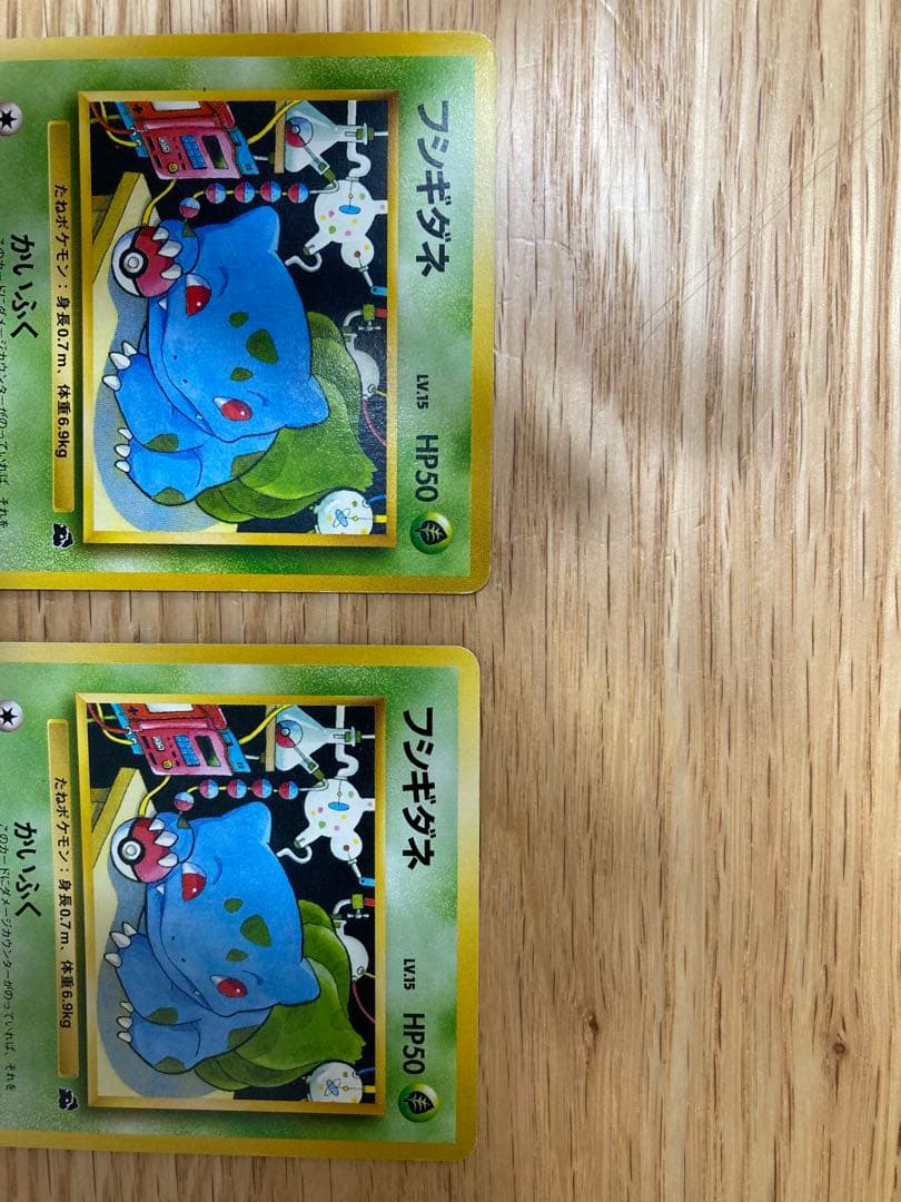 フシギダネ・フシギソウ 旧裏ポケモンカード6枚セット　イントロパック