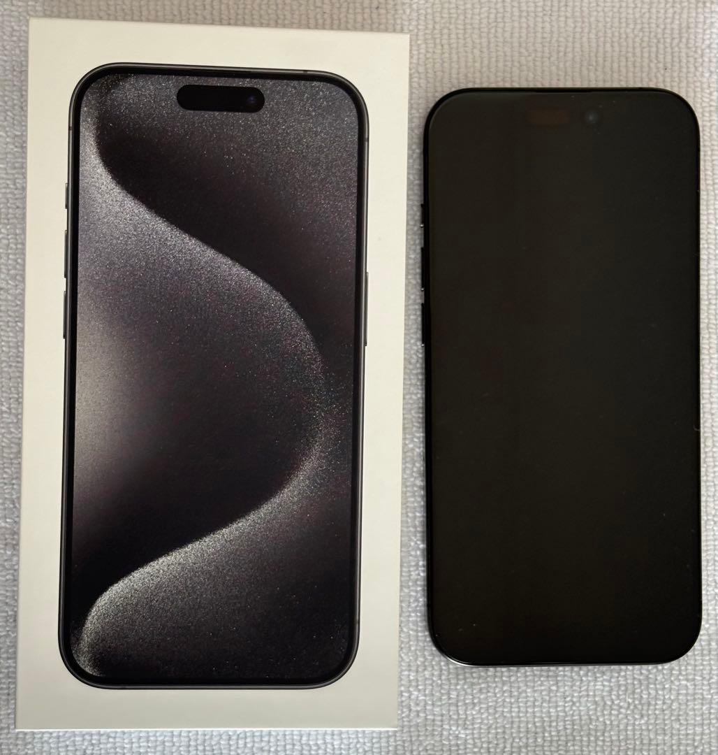 ジャンク Apple iPhone 15 Pro スペースブラック 本体 - メルカリ