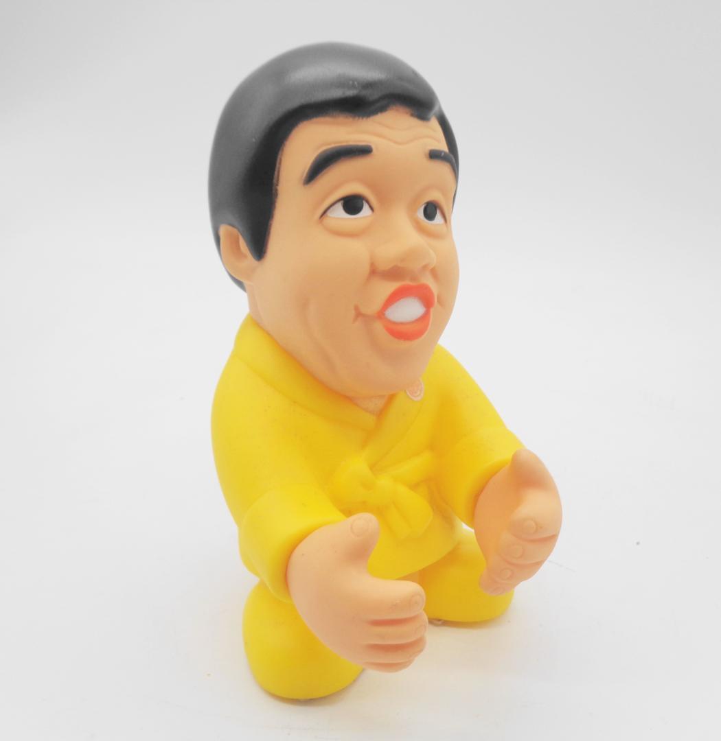 〖萩本欽一ソフビ貯金箱〗バスクリン非売品マスコット人形