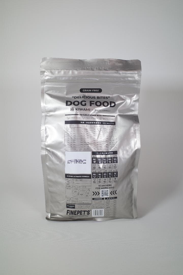 FINEPETS KIWAMI ドッグフード 1.5kg (3袋セット)